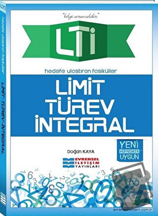 2018 Limit - Türev - İntegral - Doğan Kaya - Evrensel İletişim Yayınla