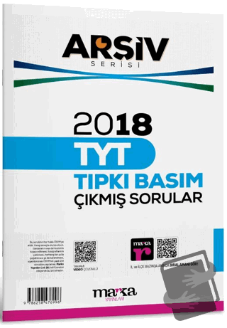 2018 TYT Arşiv Serisi Tıpkı Basım Çıkmış Sorular Tamamı Video Çözümlü 