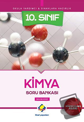 2019 Okula Yardımcı ve Sınavlara Hazırlık 10. Sınıf Kimya Soru Bankası