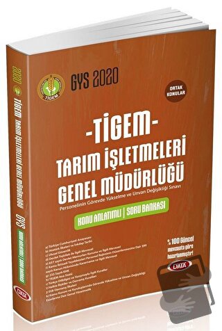 2024 GYS TİGEM Tarım İşletmeleri Konu Anlatımlı Soru Bankası - Kolekti