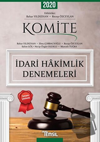 2020 Komite İdari Hakimlik Denemeleri Tamamı Çözümlü 5 Deneme - Bahar 