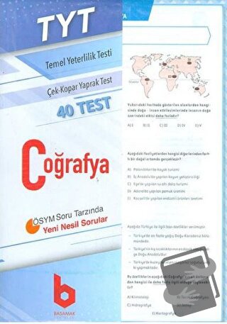 2020 TYT Coğrafya Çek - Kopar Yaprak Test - Kolektif - Basamak Yayınla