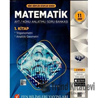 2021 11. Sınıf Dört Dörtlük Kitaplar Serisi Matematik AYT Konu Anlatım