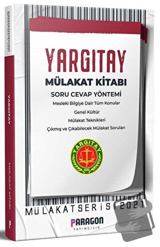 2021 Yargıtay Çıkmış Sorularla Mülakat Kitabı - Kolektif - Paragon Yay