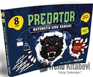 2022 8. Sınıf Predator Matematik Soru Bankası, Kolektif, Dinamo Yayınl