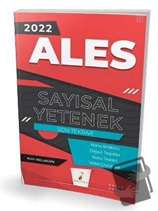 2022 ALES Sayısal Yetenek Son Tekrar Konu Anlatımı - Nuh Hellagün - Pe