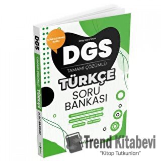 2022 DGS Türkçe Tamamı Çözümlü Soru Bankası, Kolektif, Tercih Akademi 