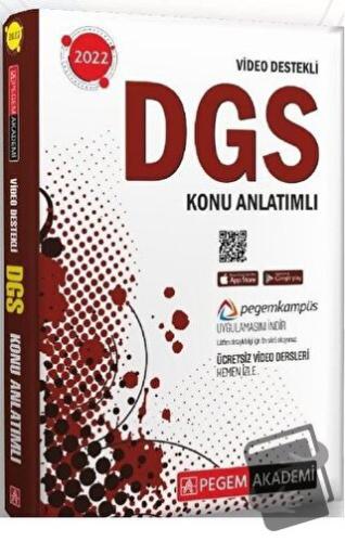 2022 DGS Video Destekli Konu Anlatımlı - Kolektif - Pegem Akademi Yayı