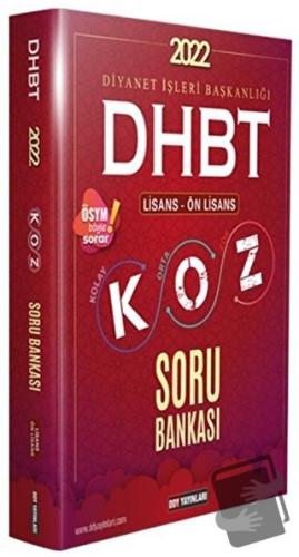 2022 DHBT Koz Lisans Önlisans Soru Bankası - Kolektif - DDY Yayınları 