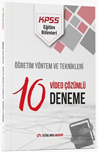 KPSS Eğitim Bilimleri Öğretim Yöntem ve Teknikleri Çözümlü 10 Deneme A