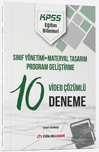 KPSS Eğitim Bilimleri Sınıf Yönetimi - Materyal Tasarım - Program Geli