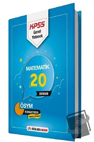 KPSS Genel Yetenek Matematik Tamamı Çözümlü 20 Deneme - Kolektif - Dij