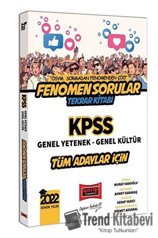 2022 KPSS GY GK Tüm Adaylar için Fenomen Sorular Tekrar Kitabı, Ahmet 