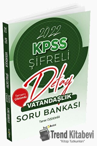 2022 KPSS Vatandaşlık Tamamı Çözümlü Soru Bankası, Taner Özdemir, Terc