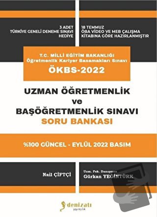 2022 MEB ÖKBS Uzman Öğretmenlik ve Başöğretmenlik Soru Bankası - Nail 