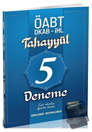 2022 ÖABT Din Kültürü ve Ahlak Bilgisi 5 Deneme Çözümlü, Kolektif, Tah