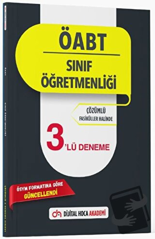 ÖABT Sınıf Öğretmenliği ÖSYM Formatına Göre Güncel Çözümlü 3'lü Deneme