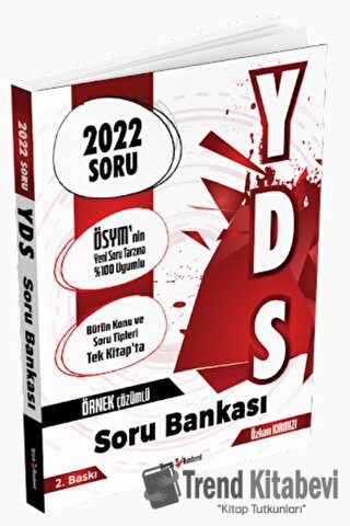 2022 YDS Soru Bankası, Özkan Kırmızı, Tercih Akademi Yayınları, Fiyatı