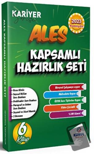 2024 Kariyer Serisi ALES Video Çözümlü Kapsamlı Hazırlık Seti - Kolekt