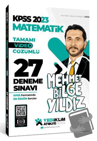 2023 KPSS Atölye Serisi Matematik Tamamı Video Çözümlü 27 Deneme Sınav