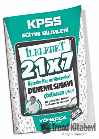 2023 KPSS Eğitim Bilimleri Öğretim İlke ve Yöntemleri 21x7 Deneme Çözü