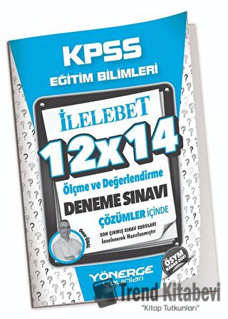 2023 KPSS Eğitim Bilimleri Ölçme ve Değerlendirme 12x14 Deneme Çözümlü