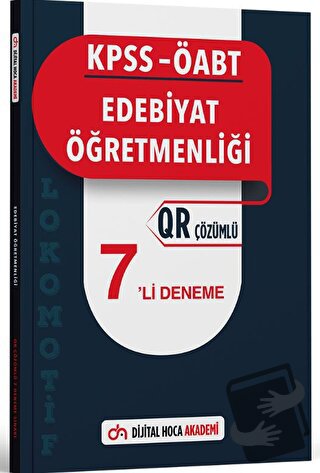 KPSS ÖABT Edebiyat Öğretmenliği Lokomotif Serisi QR Çözümlü 7'li Denem