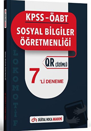 KPSS ÖABT Sosyal Bilgiler Öğretmenliği Lokomotif Serisi QR Çözümlü 7'l