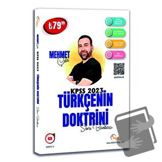 2023 KPSS Türkçenin Doktrini Soru Bankası, Mehmet Çele, Doktrin Yayınl