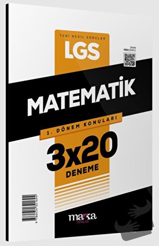 2024 LGS 1. Dönem Konuları Matematik 3x20 Deneme - Kolektif - Marka Ya