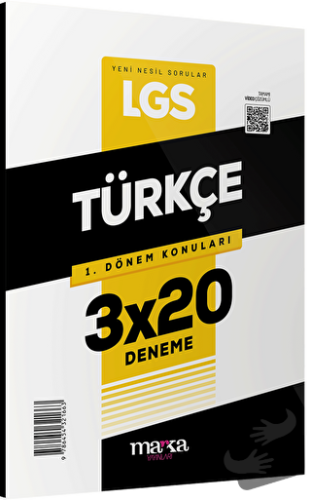 2024 LGS 1. Dönem Konuları Türkçe 3x20 Deneme - Kolektif - Marka Yayın