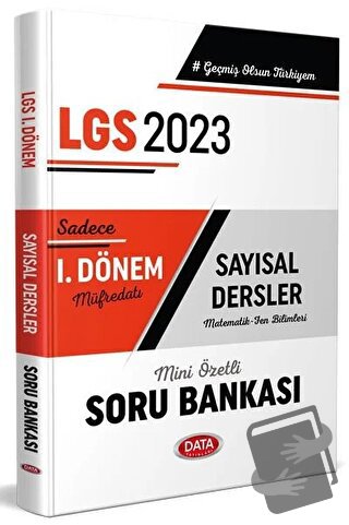 2023 LGS 1. Dönem Sayısal Soru Bankası - - Kolektif - Data Yayınları -