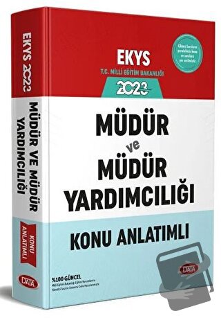 2024 MEB EKYS Müdür ve Yardımcılığı Konu Anlatımlı - Kolektif - Data Y