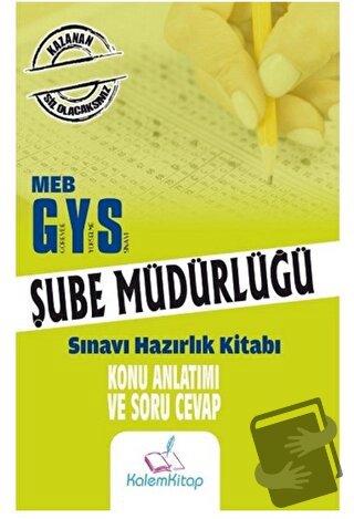 2023 MEB GYS Şube Müdürlüğü Konu Anlatımı ve Soru-Cevap - Kolektif - K