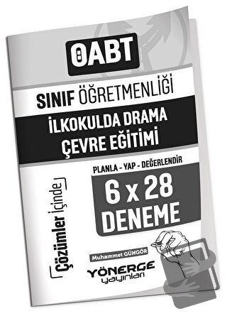 2023 ÖABT Sınıf Öğretmenliği İlkokulda Drama ve Çevre Eğitimi 6x28 Den