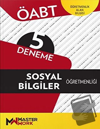 2023 ÖABT Sosyal Bilgiler 5 Deneme - Kolektif - MasterWork - Fiyatı - 