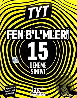 2024 TYT Fen Bilimleri 15 Denemeleri - İbrahim Çakır - Fix Yayınları -