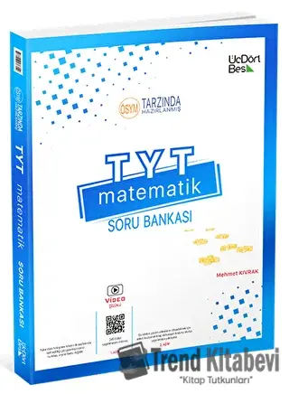 2023 TYT Matematik Soru Bankası Üç Dört Beş Yayınları, Mehmet Kıvrak, 