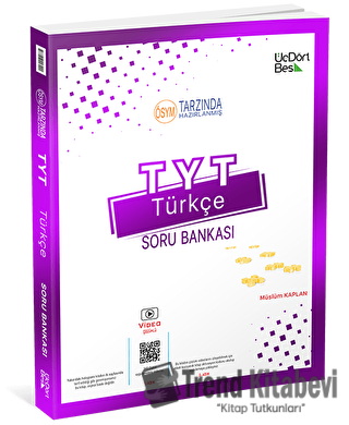 2023 TYT Türkçe Soru Bankası Üç Dört Beş Yayınları, Müslüm Kaplan, Üç 