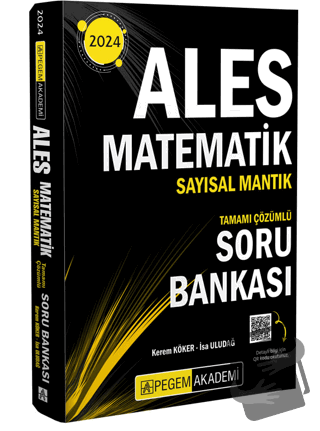 2024 ALES Matematik Sayısal Mantık Tamamı Çözümlü Soru Bankası - Kolek