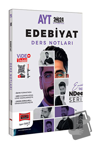 2024 AYT NDeep Serisi Edebiyat Ders Notları - Emek Taştan - Yargı Yayı