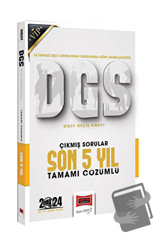 2024 DGS Çıkmış Sorular Tamamı Çözümlü Son 5 Yıl (16 Temmuz 2023 Sınav