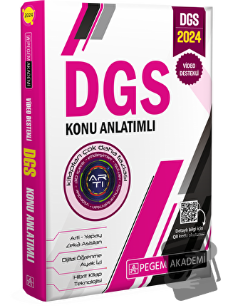 2024 DGS Konu Anlatımlı - Kolektif - Pegem Akademi Yayıncılık - Fiyatı