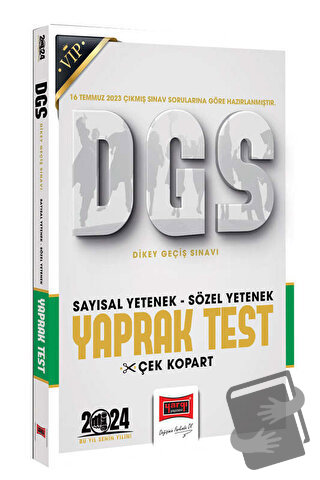 2024 DGS Sözel Sayısal Bölüm Yaprak Test, Kolektif, Yargı Yayınevi, Fi