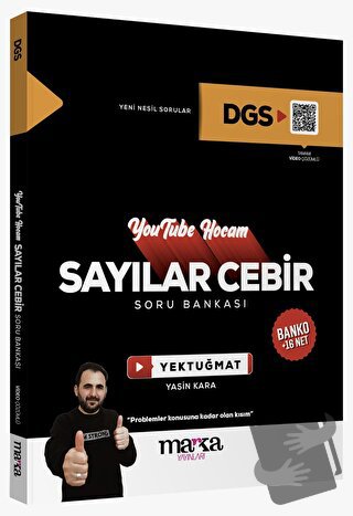 2024 DGS Youtube Hocam Sayılar Cebir Soru Bankası - Yasin Kara - Marka