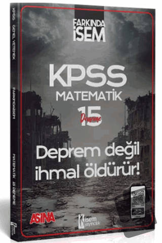 2024 Farkında İsem KPSS Aşina Matematik 15 Deneme - Kolektif - İSEM Ya