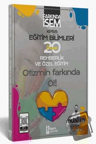 2024 Farkında İsem KPSS Eğitim Bilimleri Rehberlik ve Özel Eğitim 20 D