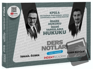 2024 KPSS A Grubu İdare ve İdari Yargılama Hukuku Video Ders Notları -