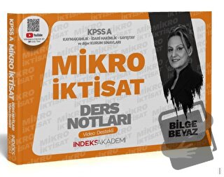 2024 KPSS A Grubu Mikro İktisat Video Ders Notları, Bilge Beyaz, İndek