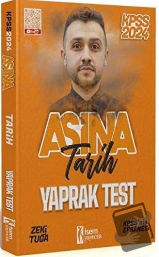 2024 KPSS Aşina Tarih Yaprak Test, Zeki Tuğa, İSEM Yayıncılık, Fiyatı,